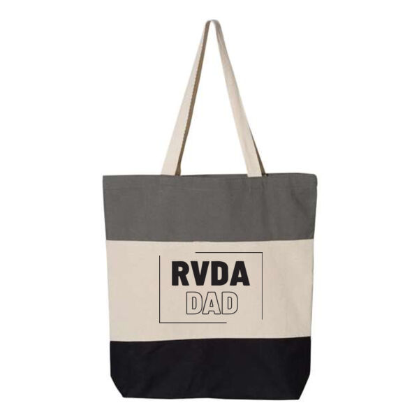 Q-Tees - 11L Tri-Color Tote - Dad - Printed Logo Thumbnail