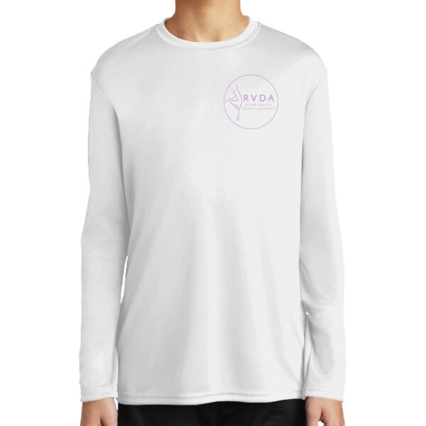 Port & Co - Youth Long Sleeve Performance Tee - Printed Logos Thumbnail