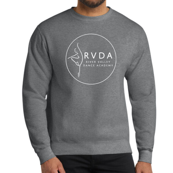 Port & Co - Core Fleece Crewneck Sweatshirt - Printed Logo Thumbnail