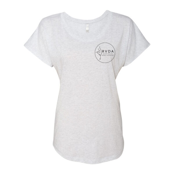 Next Level - Women's Triblend Dolman T-Shirt - Printed Logo Thumbnail