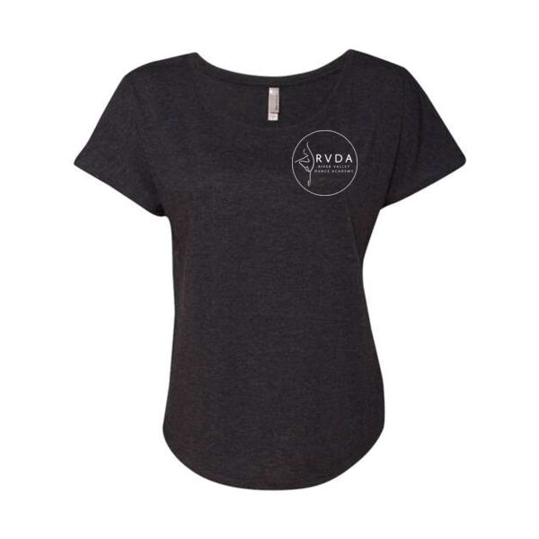 Next Level - Women's Triblend Dolman T-Shirt - Printed Logo Thumbnail