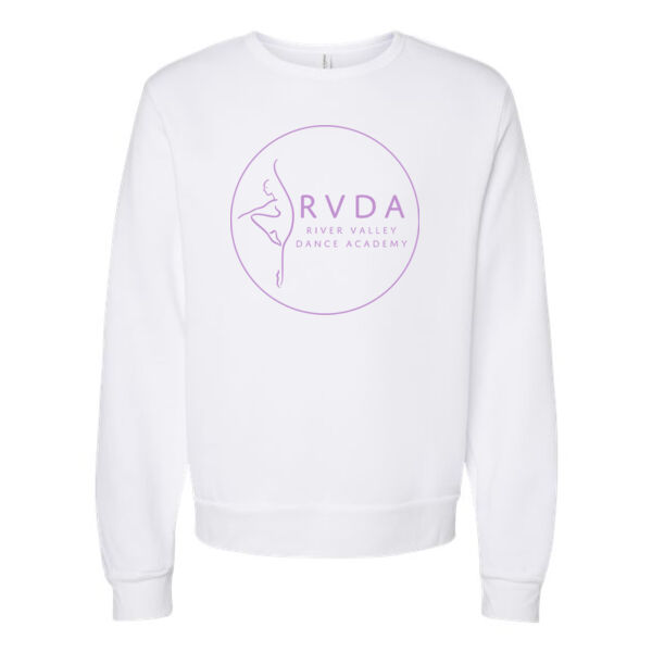 BELLA + CANVAS - Unisex Sponge Fleece Classic Crewneck Sweatshirt - Printed Logo Thumbnail