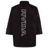 Ten Pearl Button Black Chef Coat Thumbnail